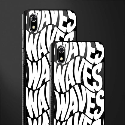 waves glass case for redmi 7a image-2