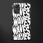 waves glass case for redmi note 11 image