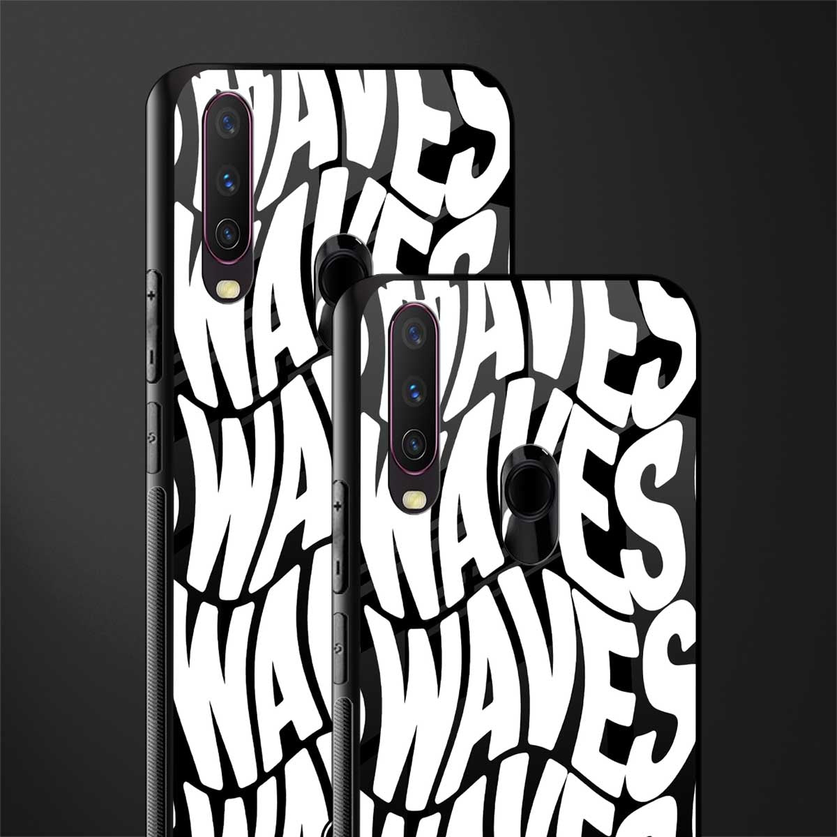 waves glass case for vivo y17 image-2