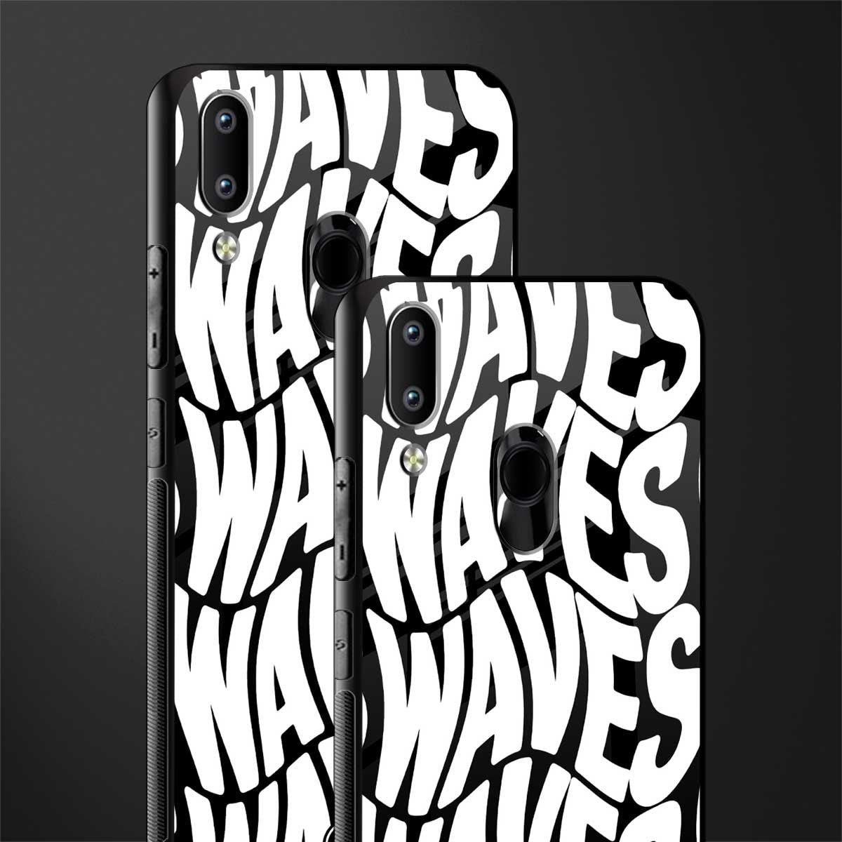 waves glass case for vivo y95 image-2