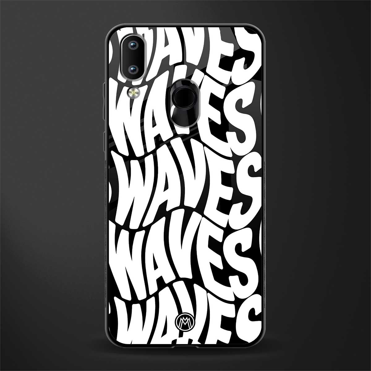 waves glass case for vivo y95 image