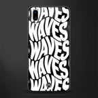 waves glass case for vivo v11 pro image