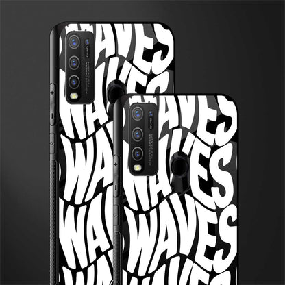 waves glass case for vivo y30 image-2