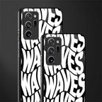 waves glass case for samsung galaxy note 20 ultra 5g image-2