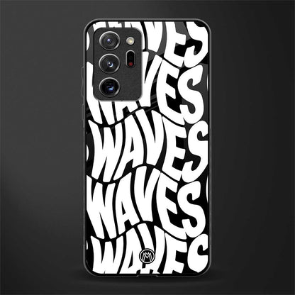 waves glass case for samsung galaxy note 20 ultra 5g image