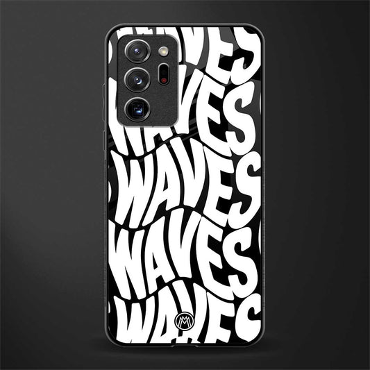 waves glass case for samsung galaxy note 20 ultra 5g image