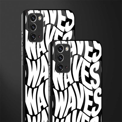 waves glass case for samsung galaxy note 20 image-2
