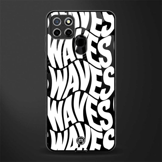 waves glass case for realme narzo 30a image