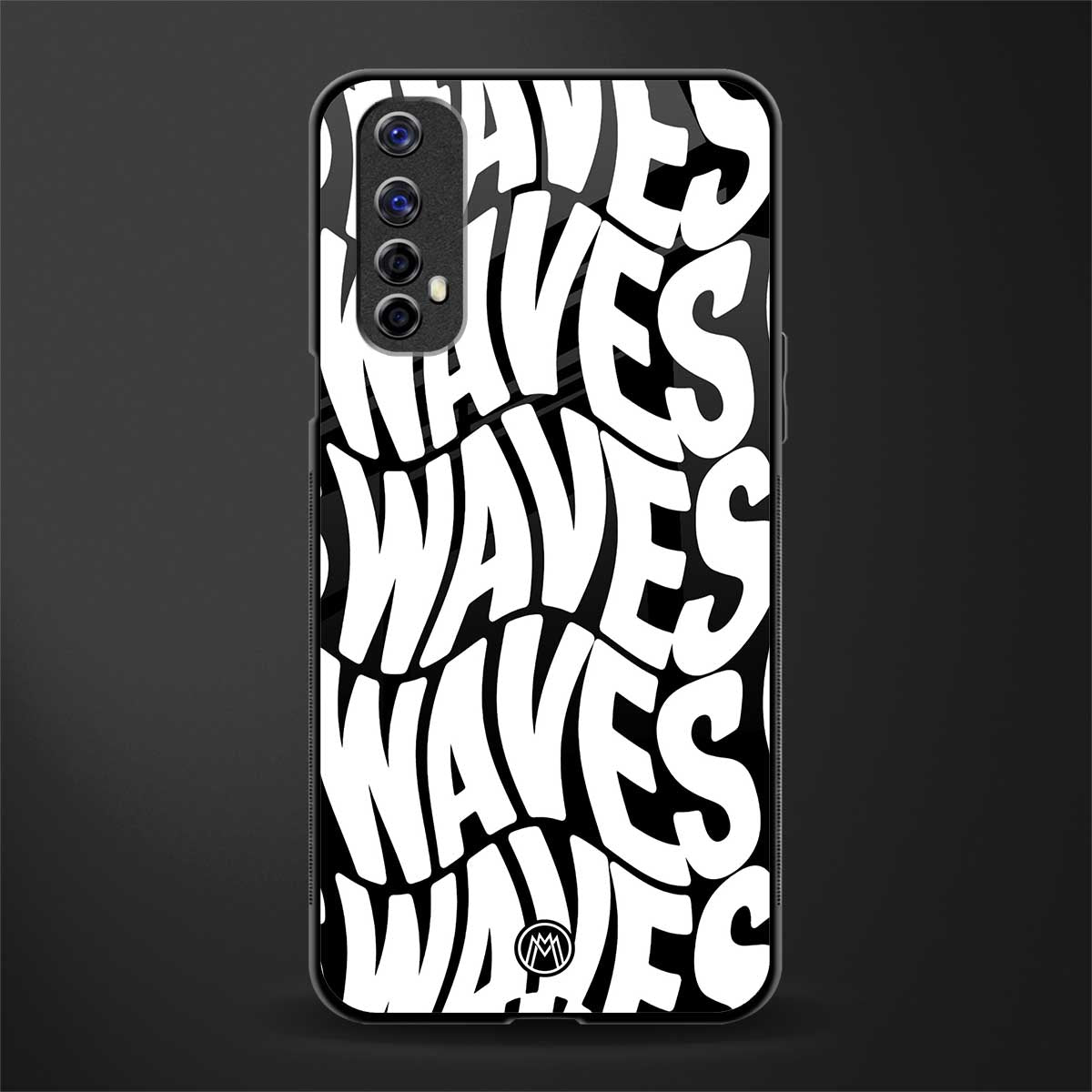 waves glass case for realme narzo 20 pro image