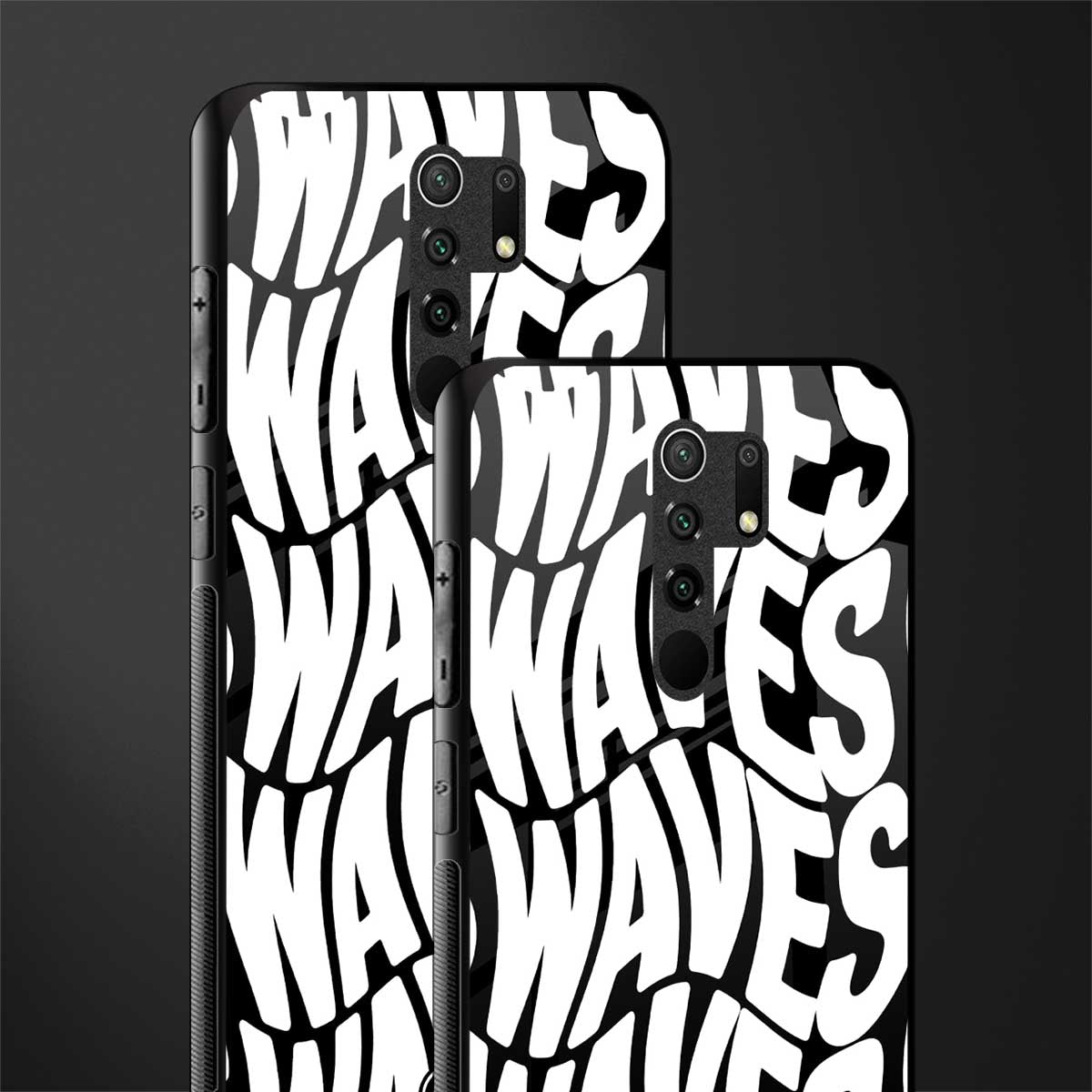 waves glass case for poco m2 image-2