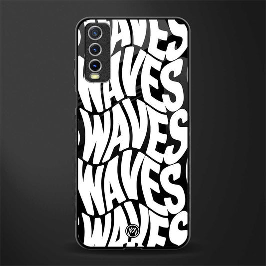 waves glass case for vivo y20 image