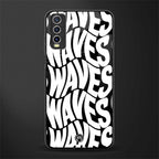 waves glass case for vivo y20i vivo y20t image