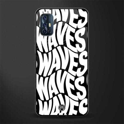 waves glass case for vivo v17 image