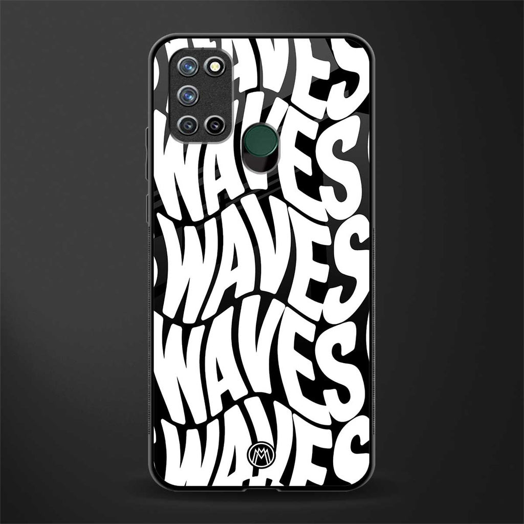 waves glass case for realme 7i image