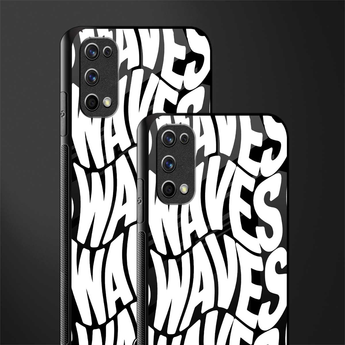 waves glass case for realme 7 pro image-2