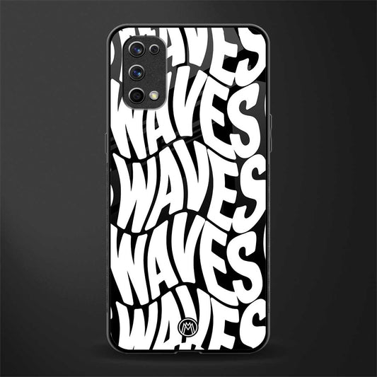 waves glass case for realme 7 pro image