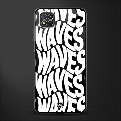 waves glass case for poco c3 image