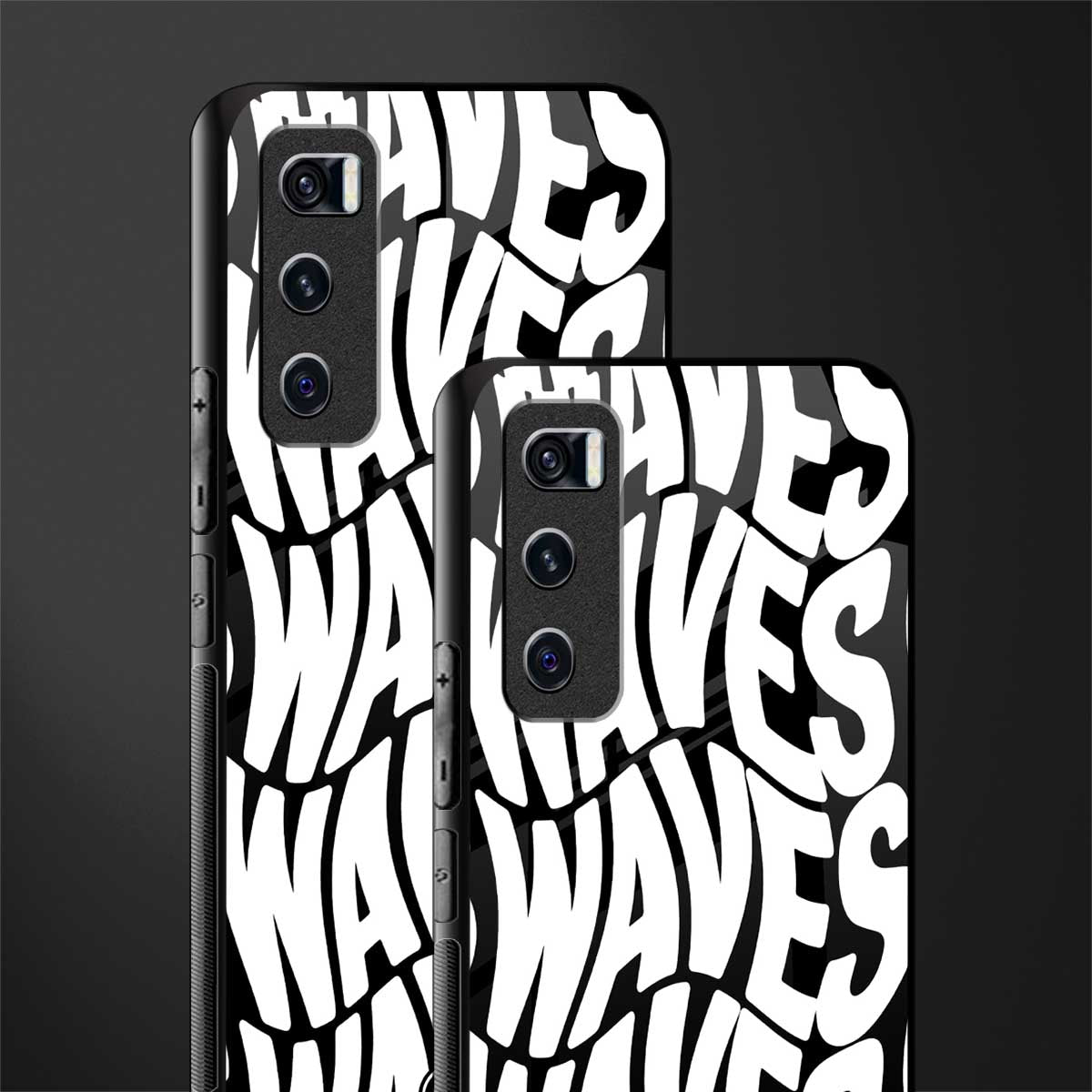 waves glass case for vivo v20 se image-2