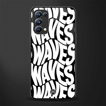waves glass case for oppo reno 5 pro image