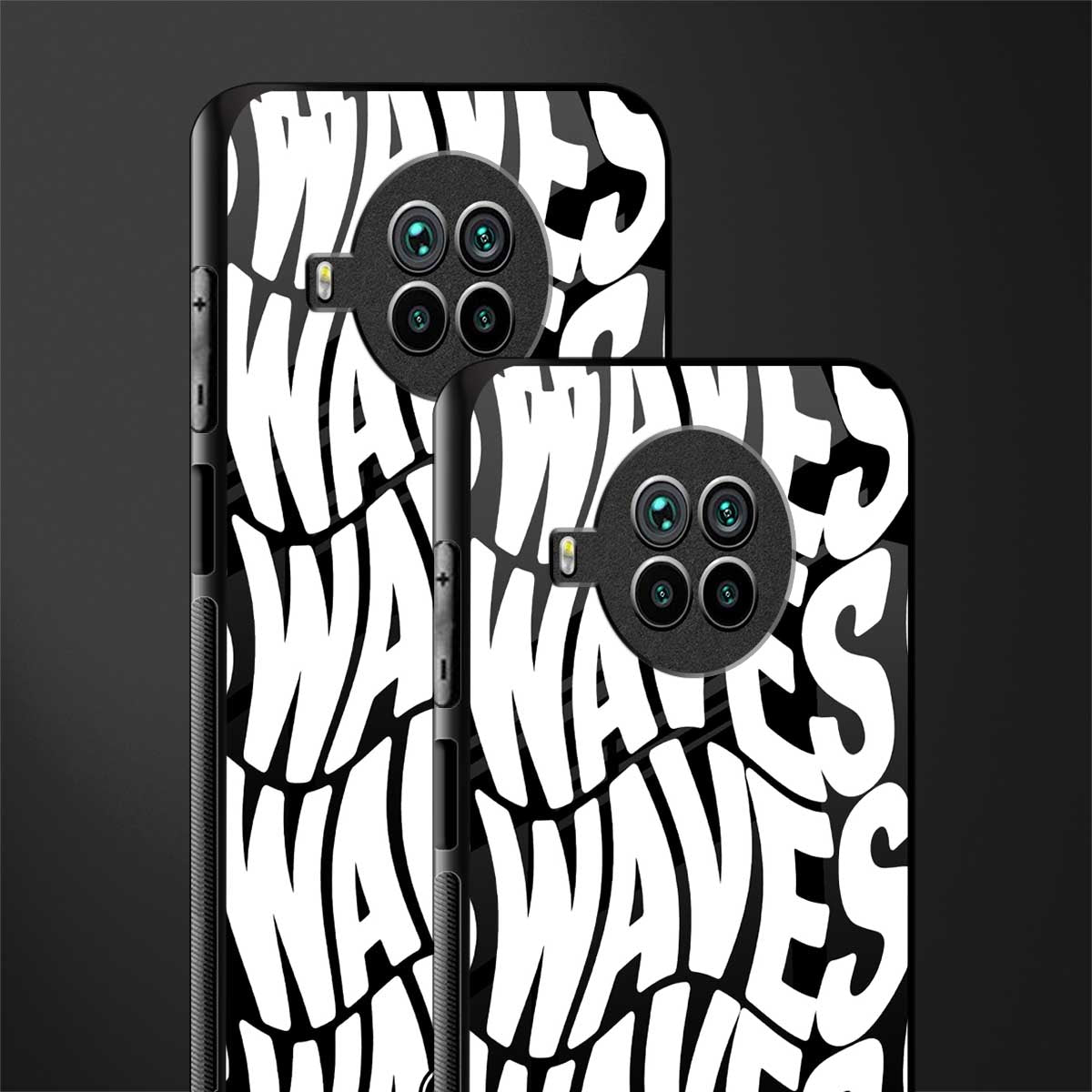 waves glass case for mi 10i image-2