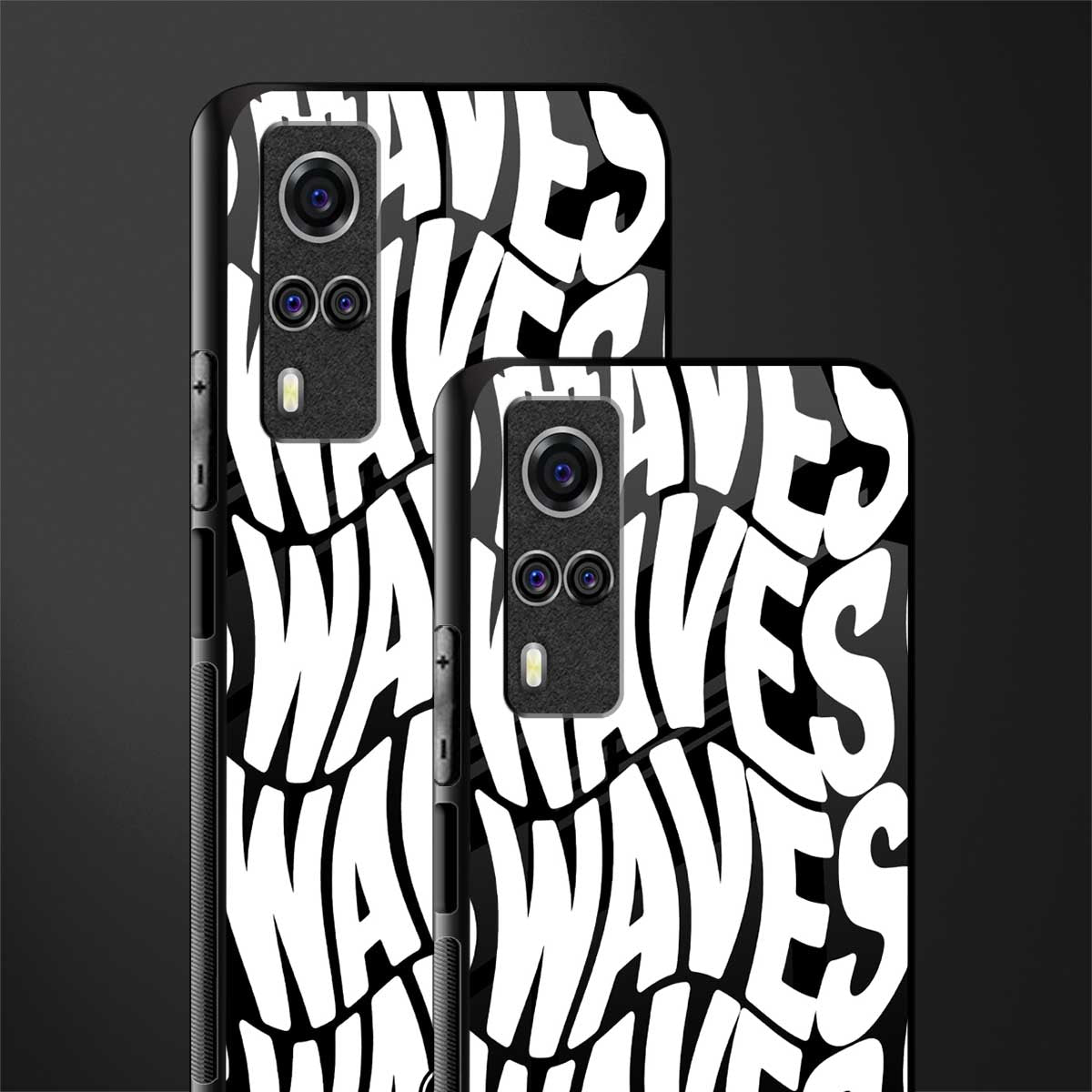 waves glass case for vivo y51a image-2