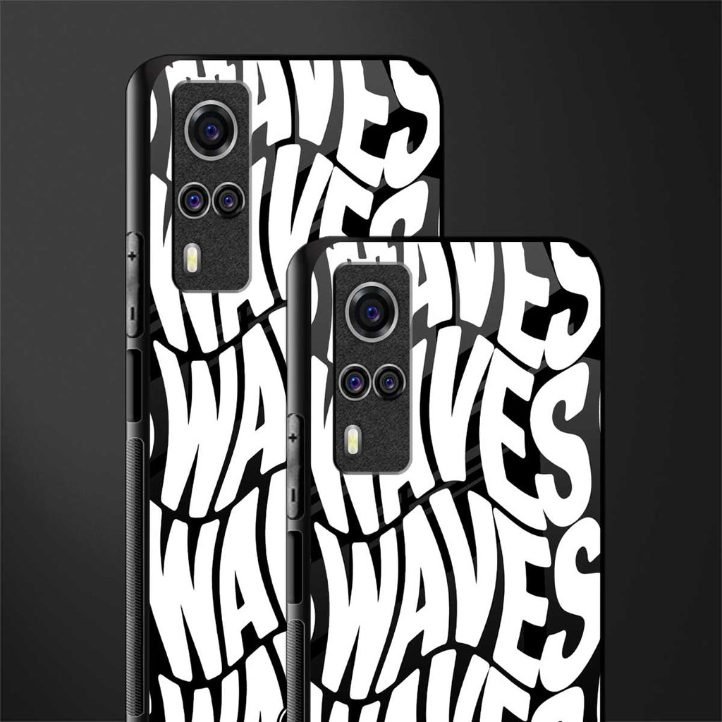 waves glass case for vivo y53s image-2