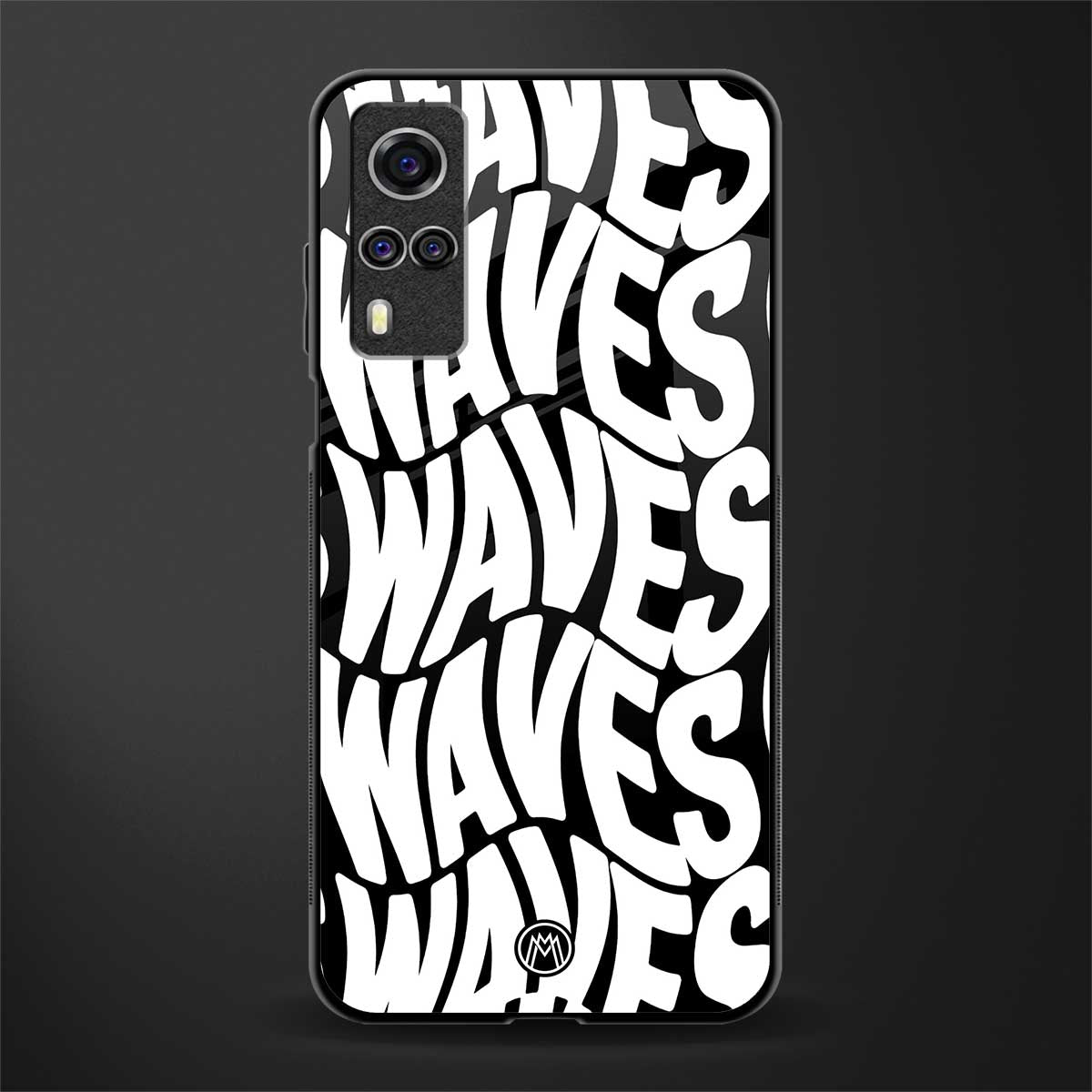 waves glass case for vivo y51 image