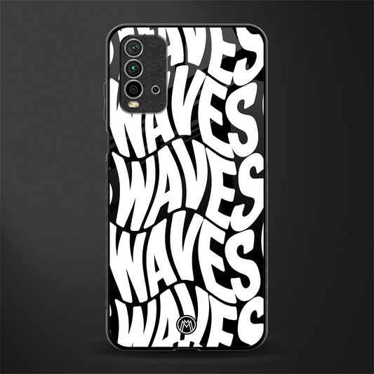 waves glass case for redmi 9 power image