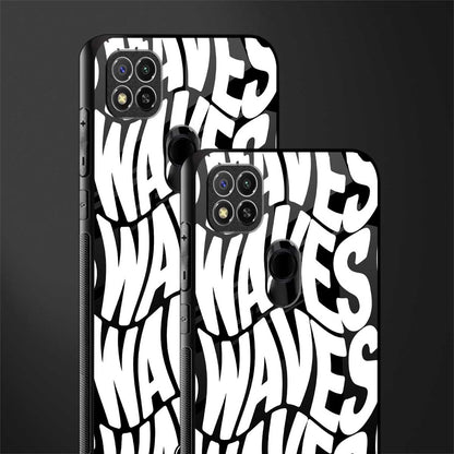 waves glass case for redmi 9 image-2