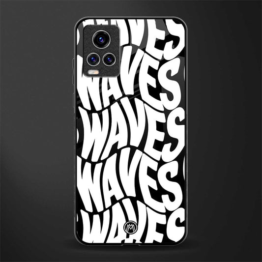 waves glass case for vivo v20 pro image