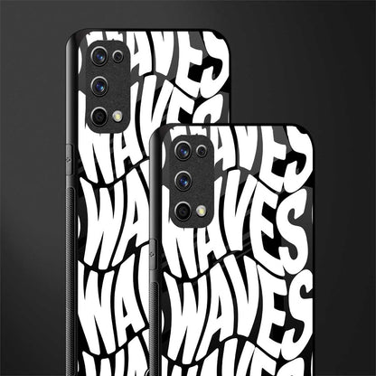 waves glass case for realme x7 pro image-2