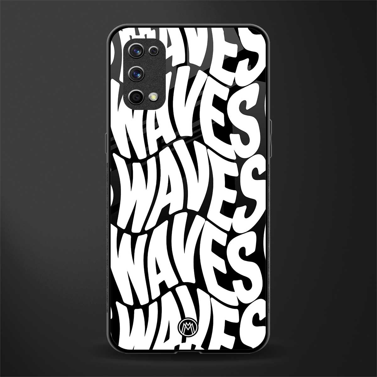 waves glass case for realme x7 pro image