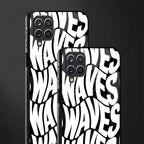 waves glass case for samsung galaxy a12 image-2
