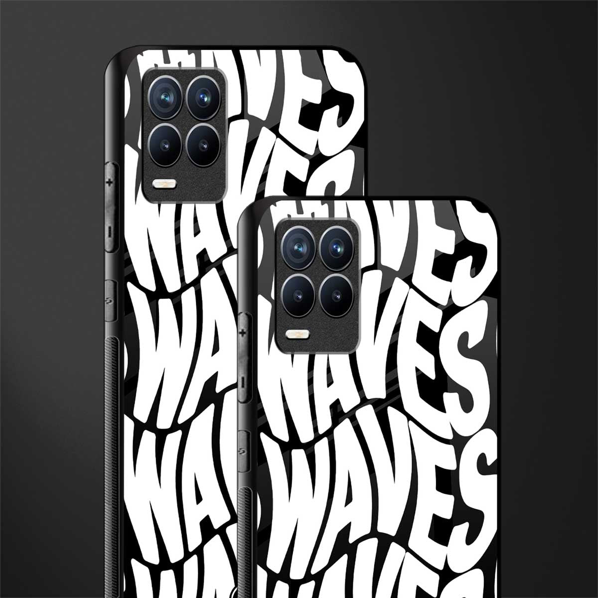 waves glass case for realme 8 pro image-2