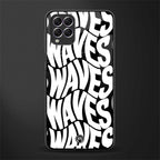 waves glass case for samsung galaxy f62 image