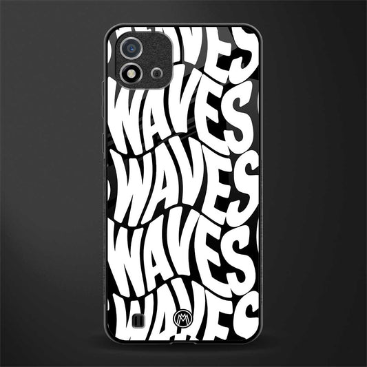 waves glass case for realme c20 image