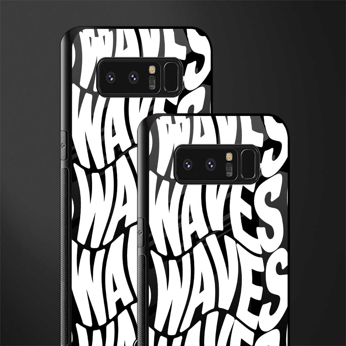 waves glass case for samsung galaxy note 8 image-2