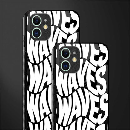 waves glass case for iphone 11 image-2