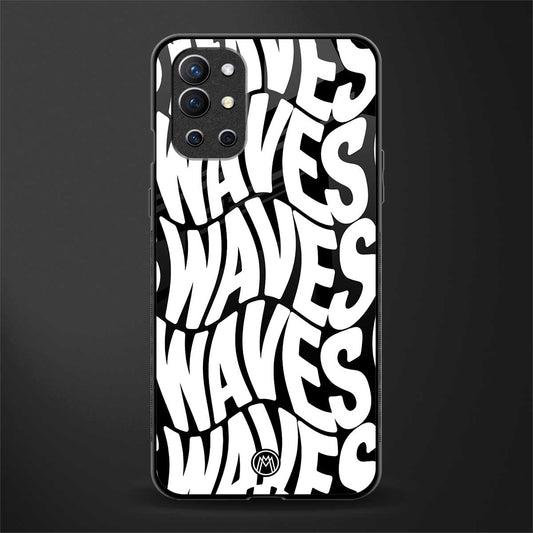 waves glass case for oneplus 9r image
