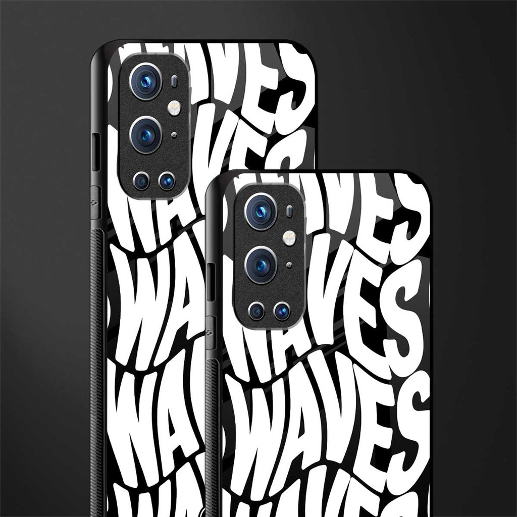 waves glass case for oneplus 9 pro image-2