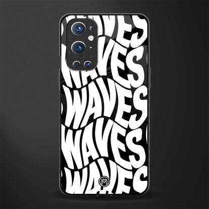 waves glass case for oneplus 9 pro image