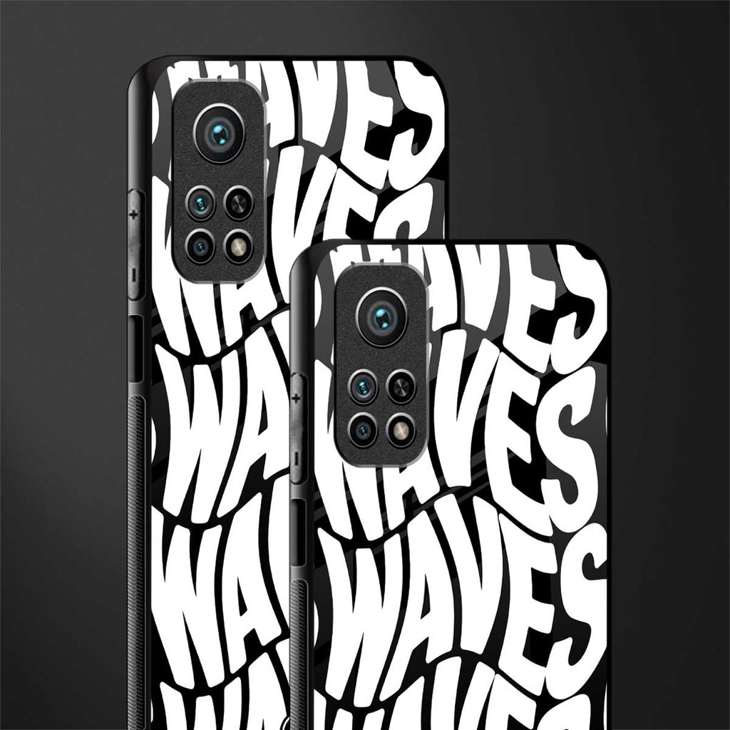 waves glass case for mi 10t pro image-2