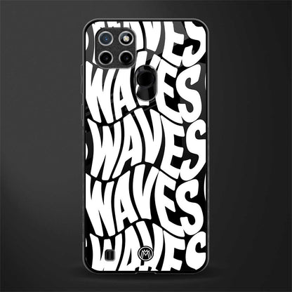 waves glass case for realme c21y image