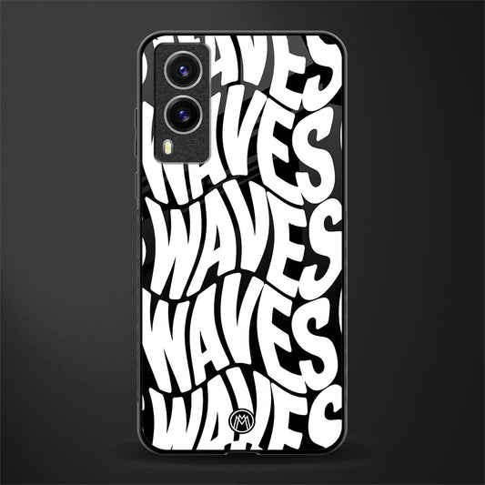 waves glass case for vivo v21e 5g image