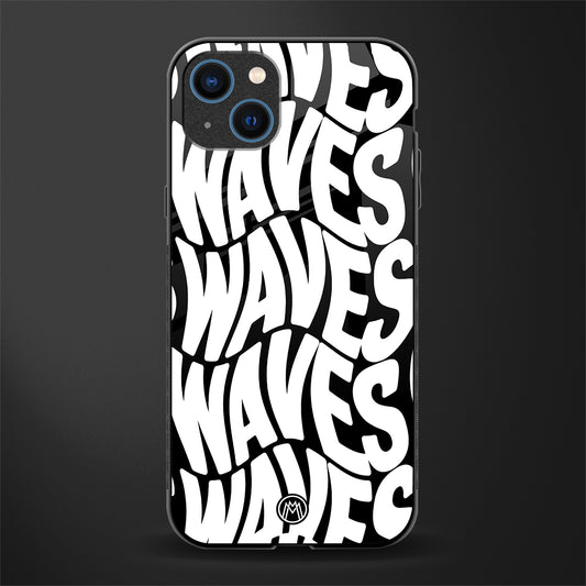 waves glass case for iphone 13 image