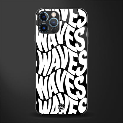 waves glass case for iphone 12 pro max image