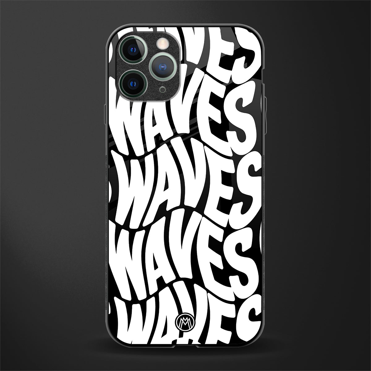 waves glass case for iphone 11 pro max image