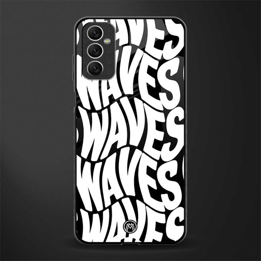 waves glass case for samsung galaxy m52 5g image
