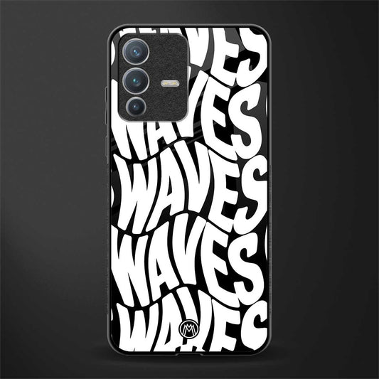 waves glass case for vivo v23 pro 5g image
