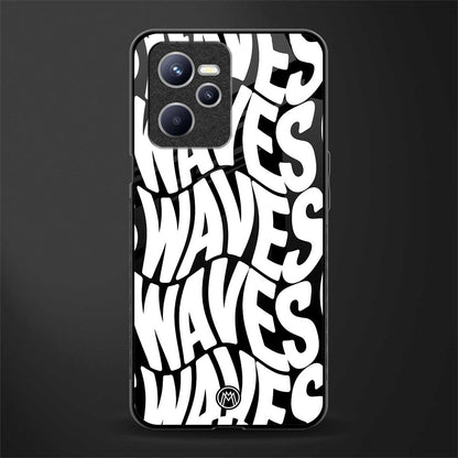waves glass case for realme c35 image